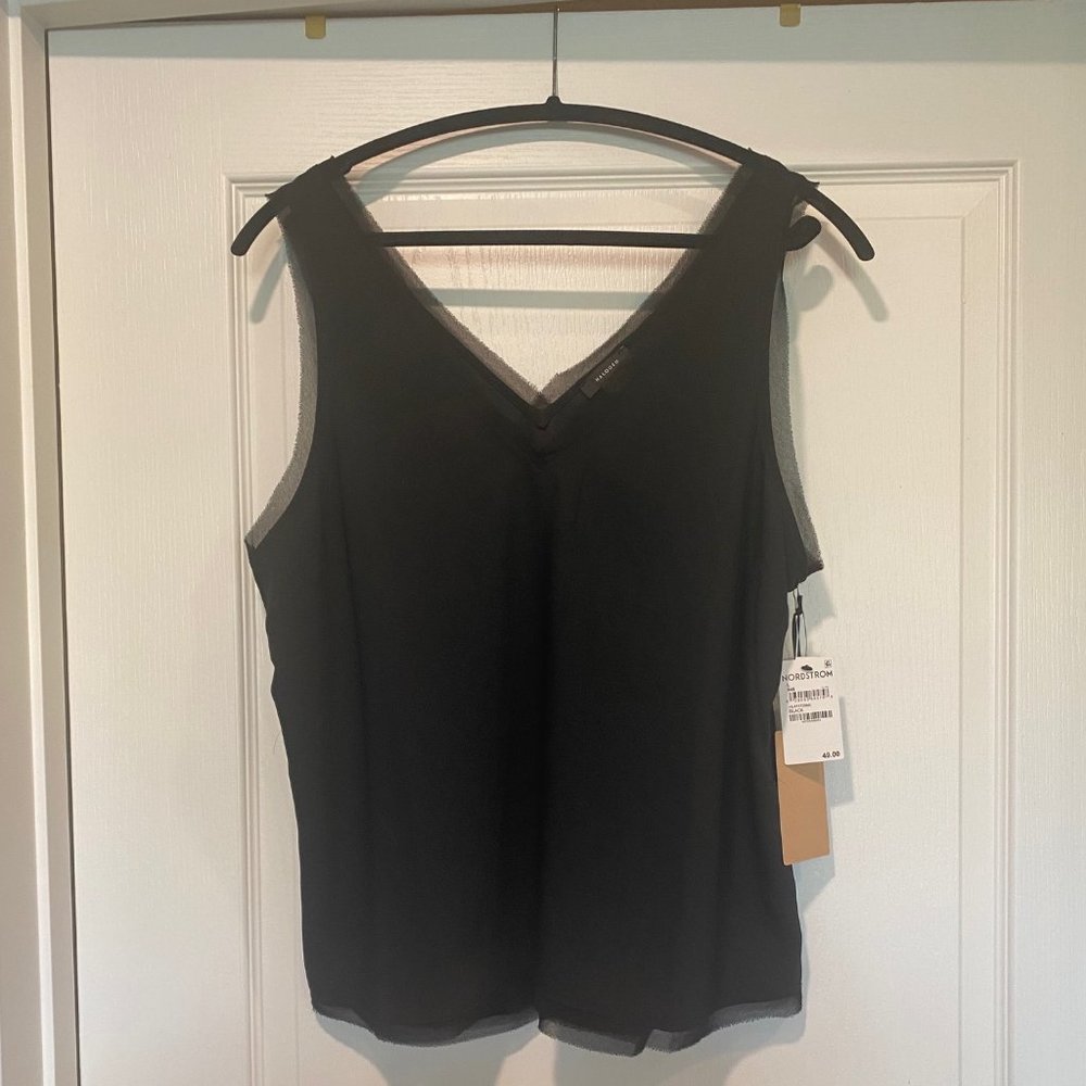NWT Halogen Raw Edge Tank